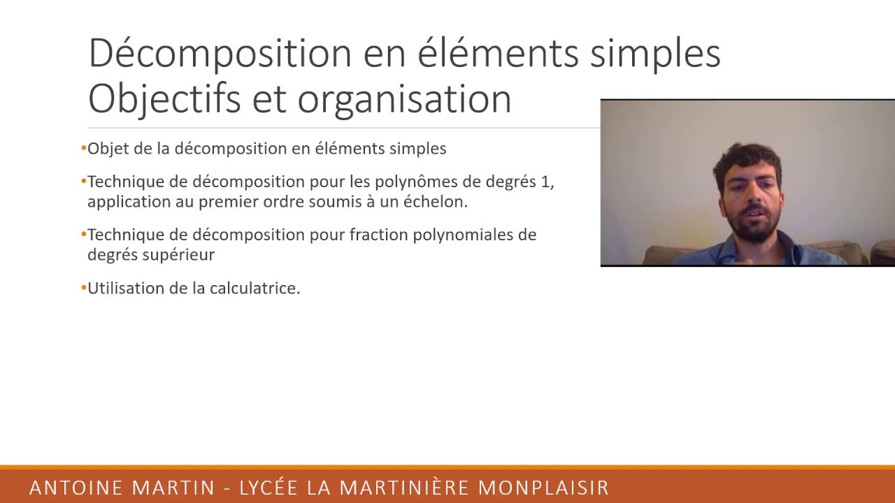 Tuto decomposition en &eacute;l&eacute;ments simples