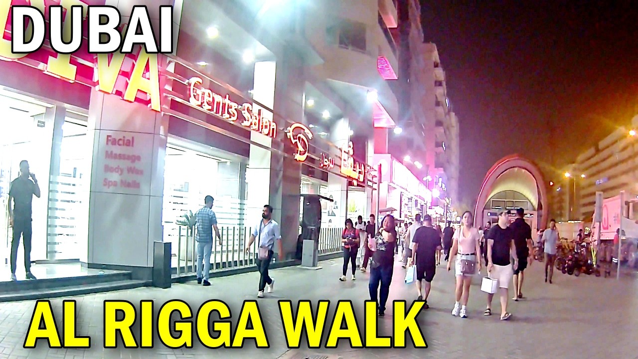 🇦🇪 Al Rigga Dubai Night Walk | Deira Dubai Street Walking Tour 4K