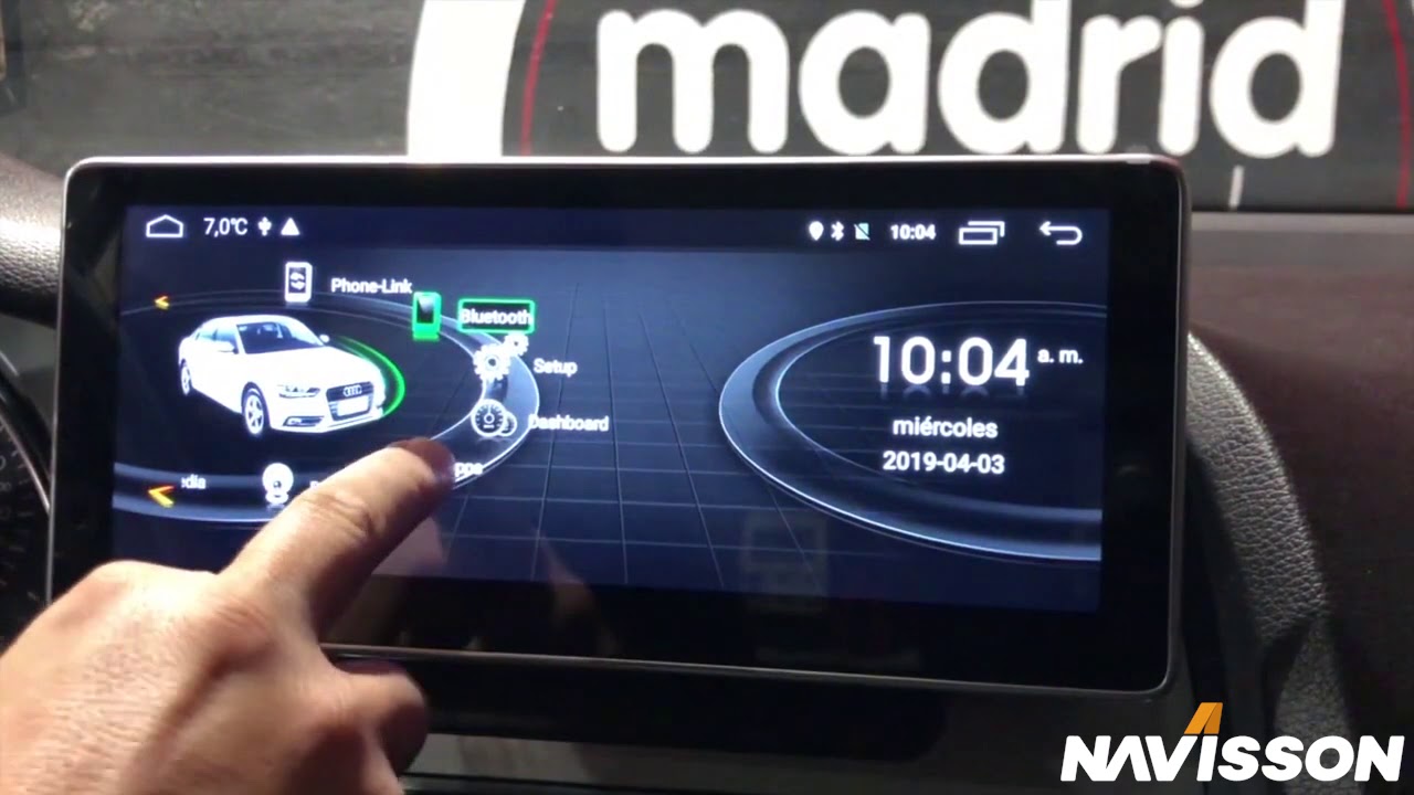 Sistema multimedia Navisson para Audi Q7, con Car Play y android auto