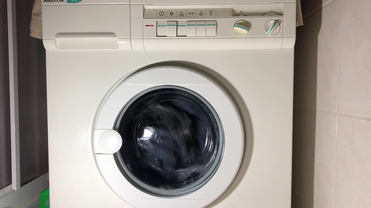 Arçelik 4500 jeans wash cottons 35 with half load option