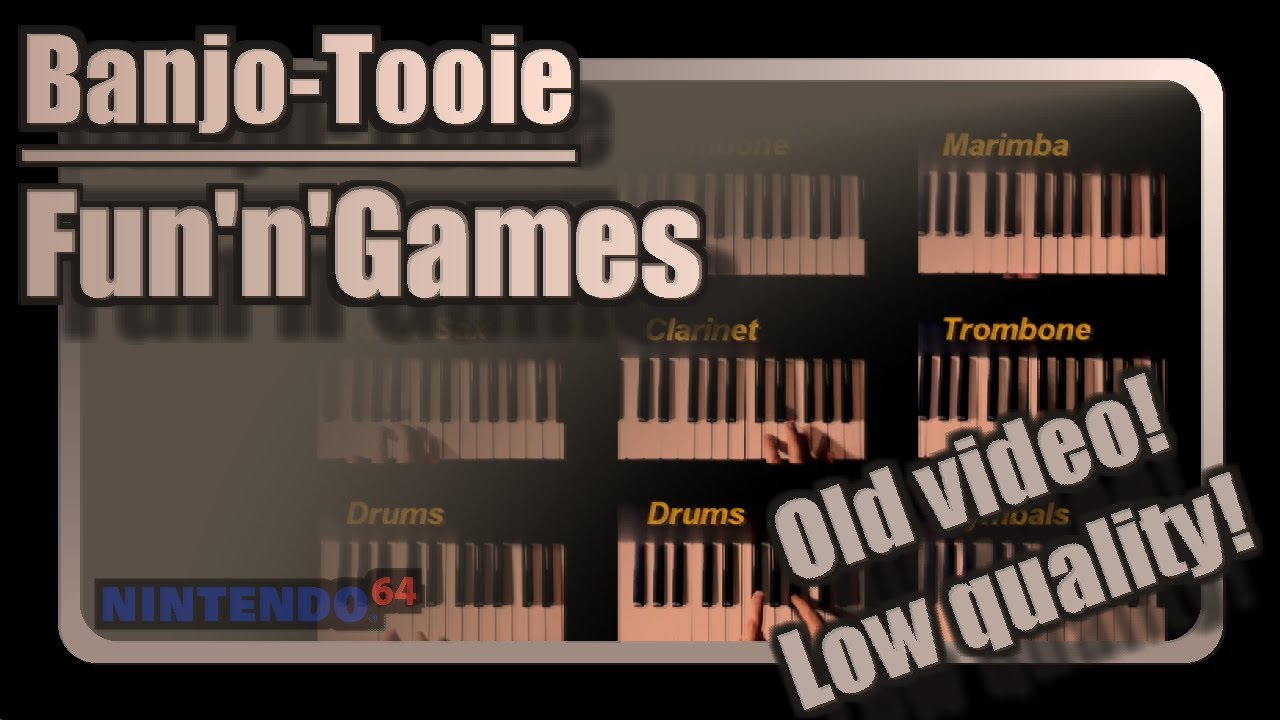 Fun'n'Games (Banjo-Tooie, N64) - All tracks on keyboard