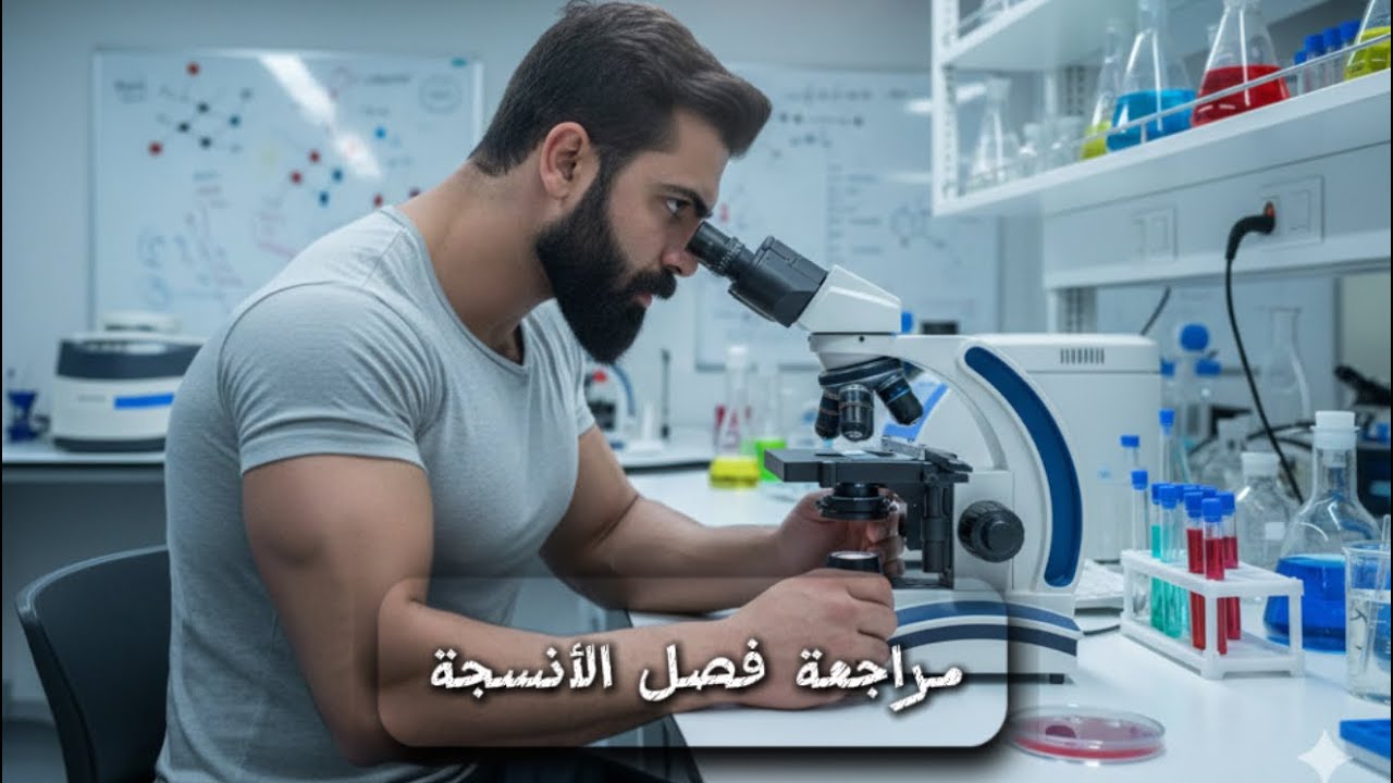 مراجعة الفصل الثاني الانسجة (شرح شامل+اسئلة نصف سنة+اسئلة وزارية) الدكتور ماس اثير-أحياء السادس علمي