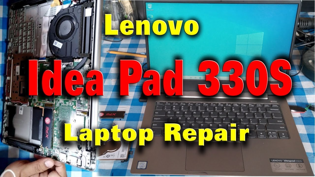 Lenovo Idea Pad 330S Laptop - No Display & Defective SSD