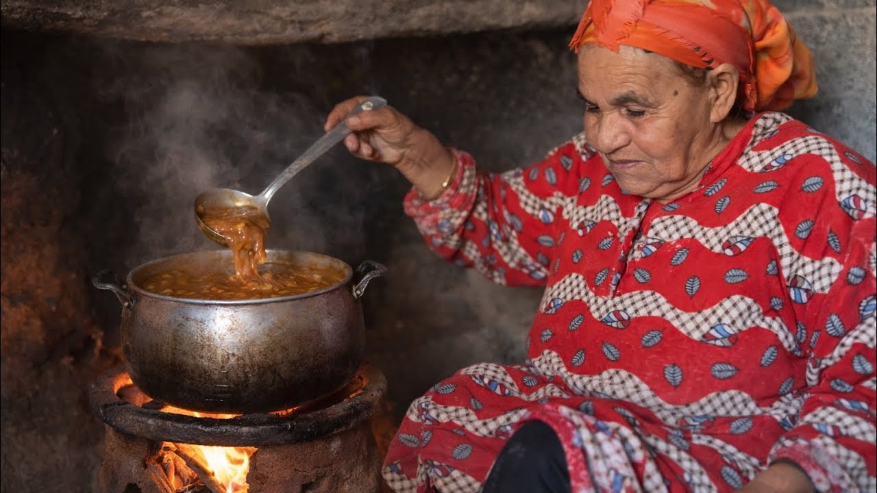 الحلقة(3): من قلب الدار: الجدة 👵كتوجد الحريرة🫕 على الكانون⁉️ كل مساء فرمضان	😍❤️