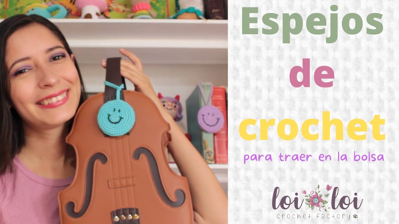 Espejos con crochet