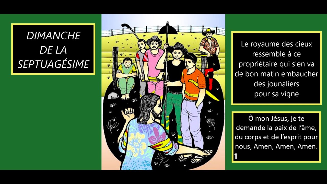 D010226 heure Paris 20h30 Chapelet du soir Dimanche de la septuagésime
