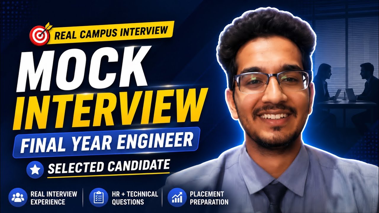 Computer Science Mock Interview I Campus Placement I Campus Interview I Arvind Singh Pemawat