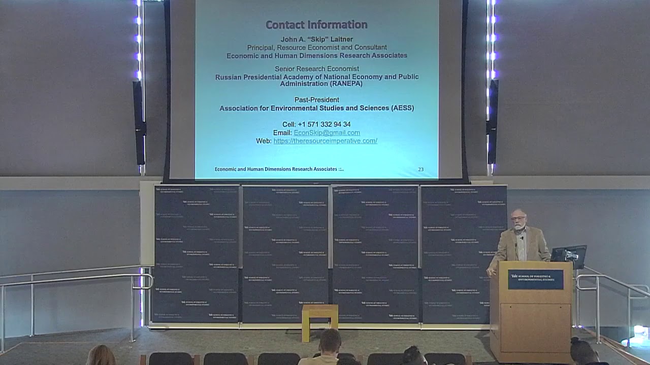 Research Seminar - The Economic Imperative of Greater Energy and Resource Productivity
