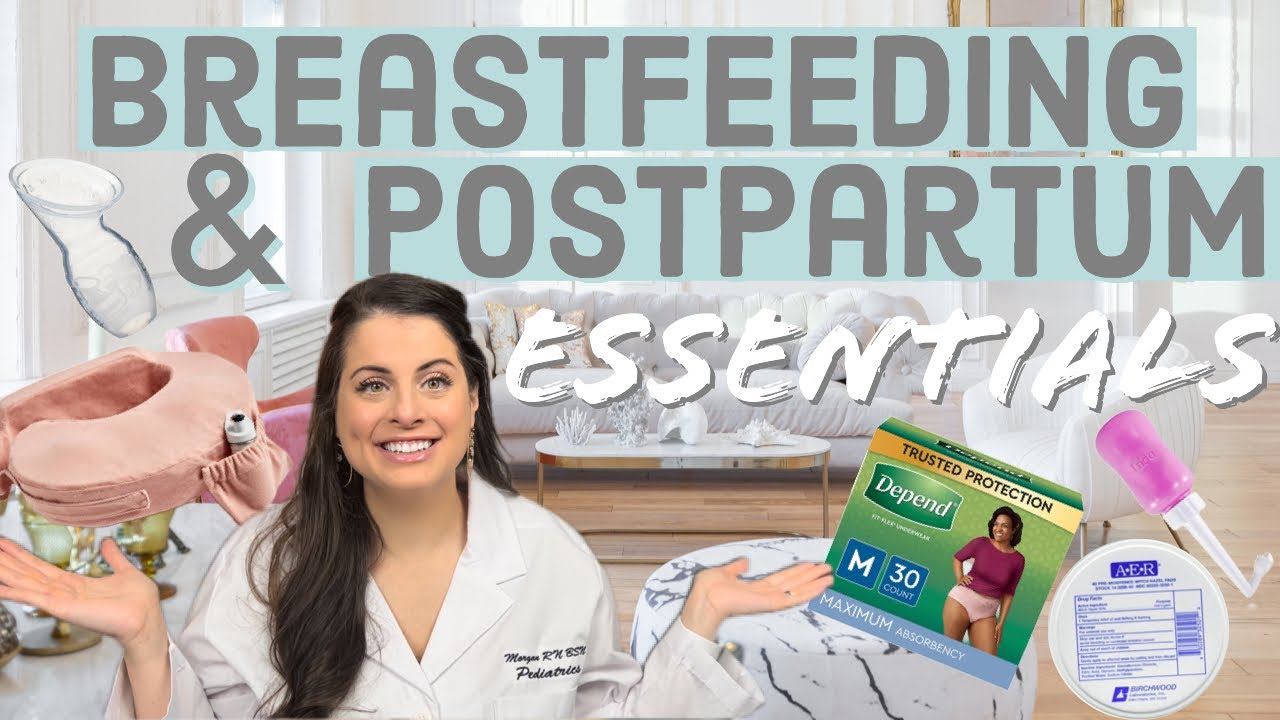 TOP BREASTFEEDING, PUMPING & POSTPARTUM ESSENTIALS 2023| My MUST HAVES-What you REALLY NEED & want!