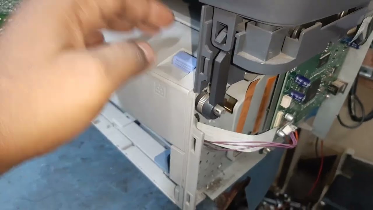 How to confirm not power on hp laserjet m1005 logic card short issue test point