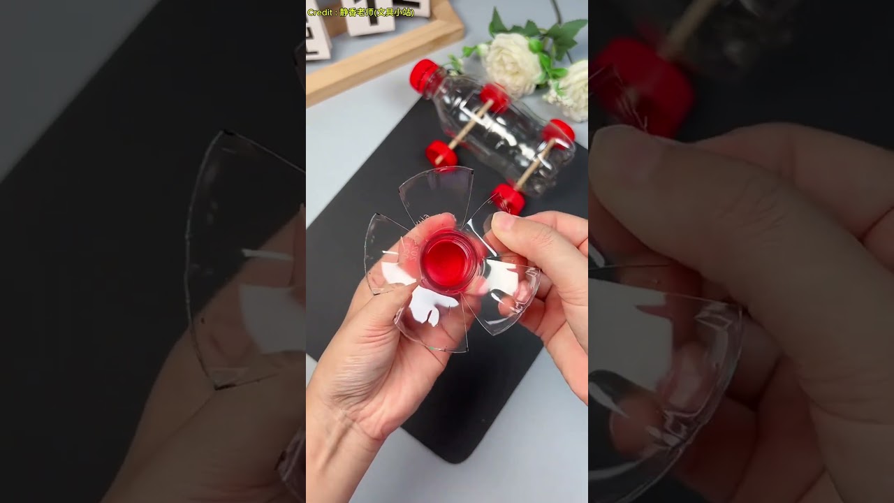 DIY Bottle Car for Kids &ndash; Easy Recycled Craft That Moves!
