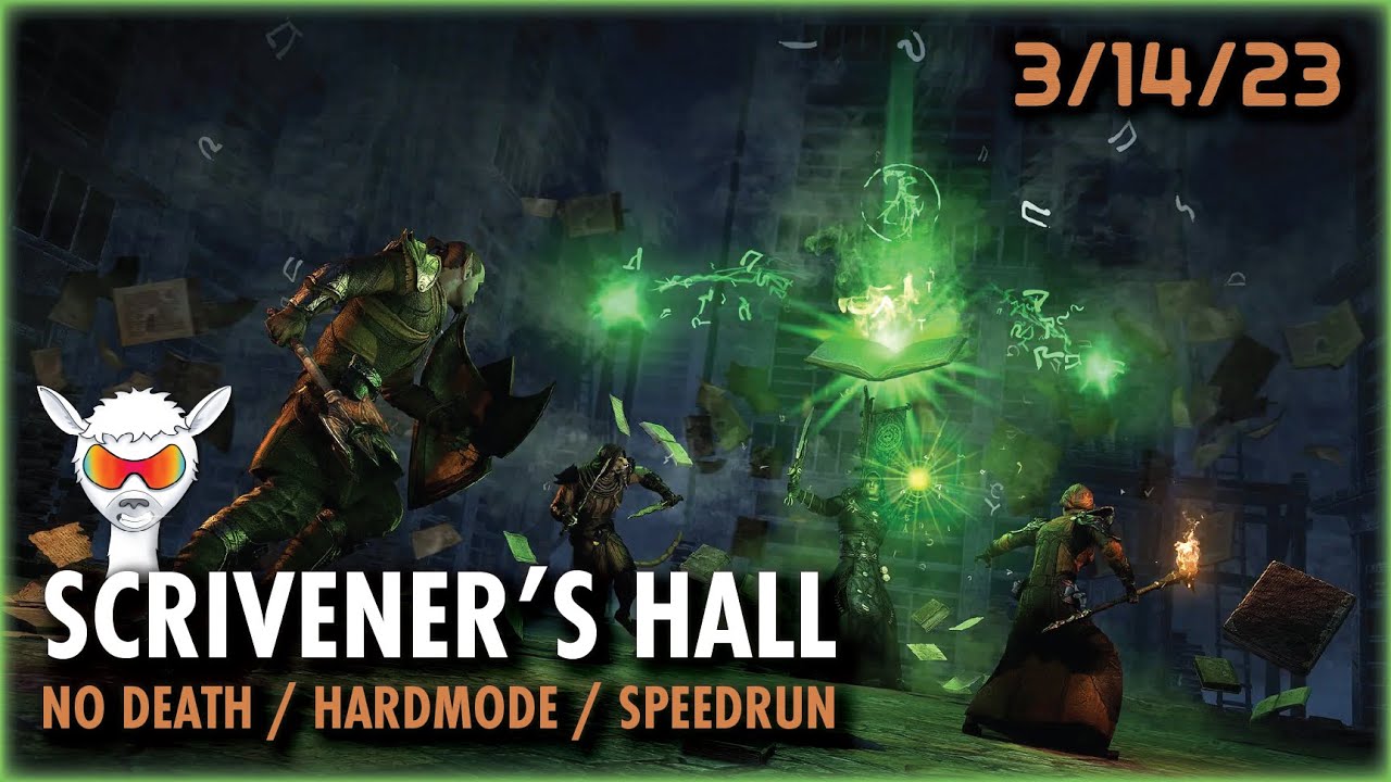 Scrivener's Hall Trifecta - No Death/HM/Speed Run - Dragonknight DPS PoV (All Setups Shown) | ESO