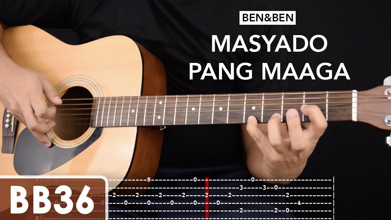 Masyado Pang Maaga - Ben&Ben Guitar Tutorial (intro TAB included)