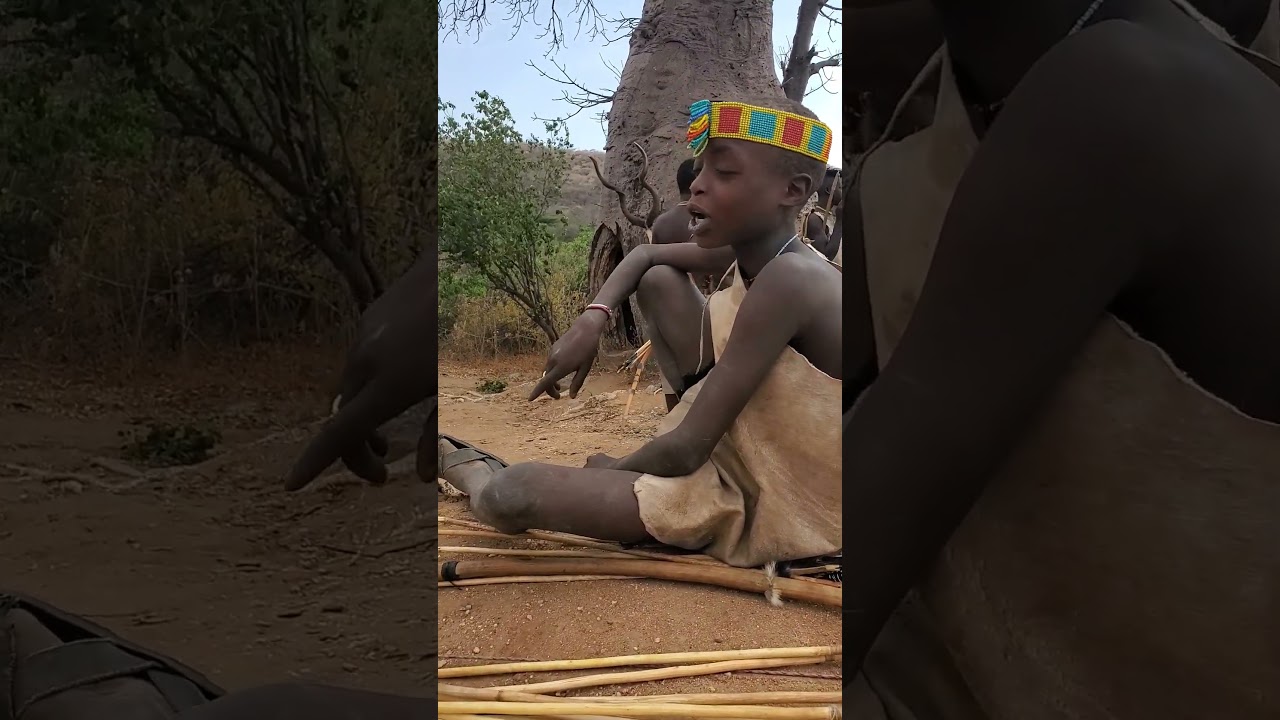 Hadzabe tribe speaks clicking language called Hadzanee, its only tribe in East Africa speaks clicks