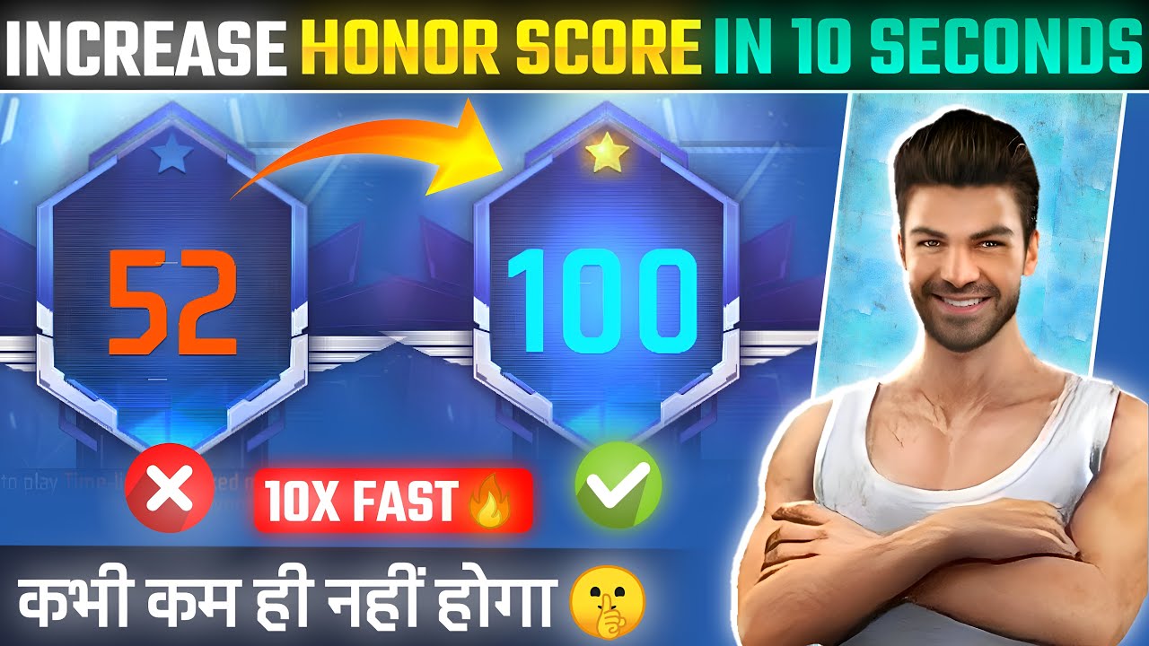 Honor Score Kaise Badhaye 🔥😱 | How To Increase Honor Score In FF | Free Fire Honor Score Problem