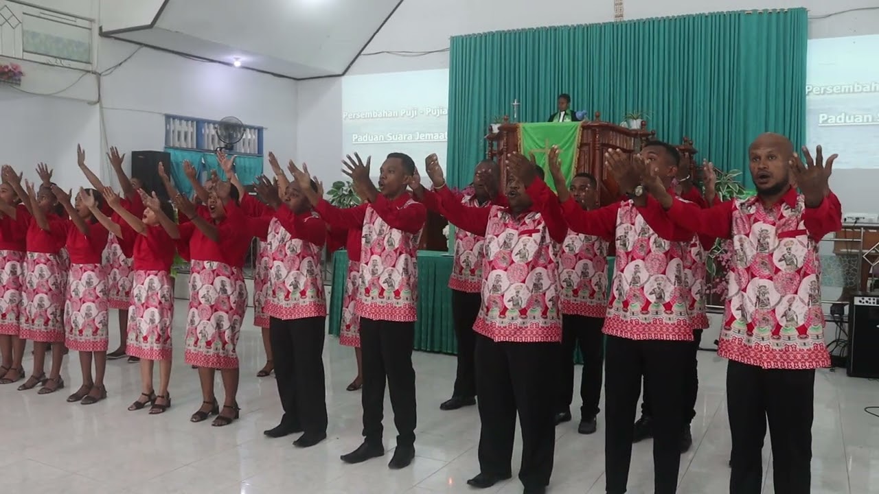 Paduan Suara Jemaat Gki Lahai-Roi kamoro Jaya SP 1 ( HALELUYA WAE )