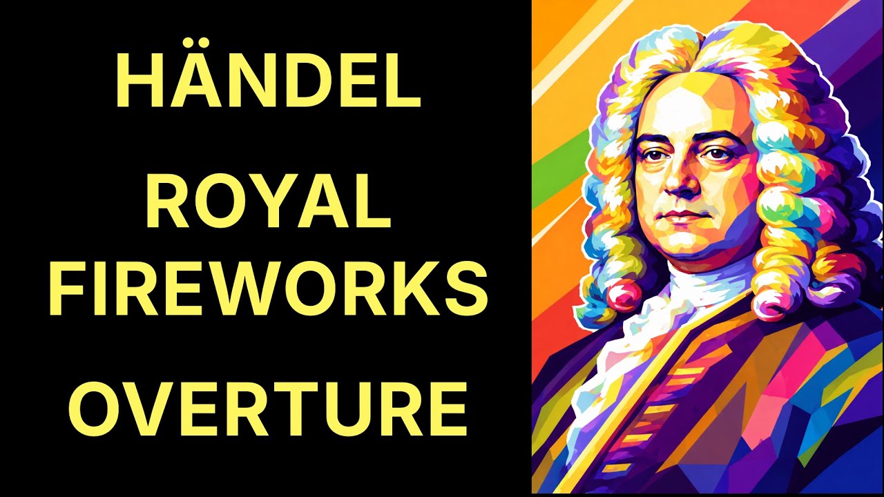 Händel – Music for the Royal Fireworks (Overture) | Synthesized Music Visualization