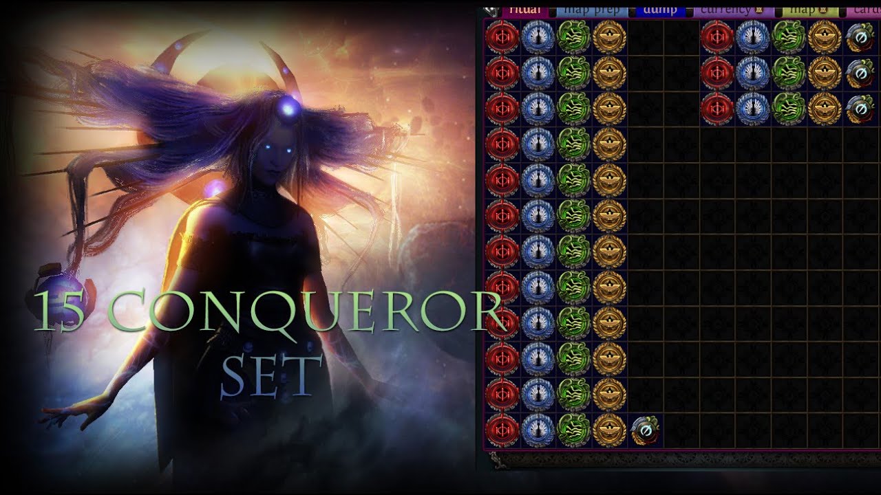 POE 3.17 15 conqueror map set rotation worth it