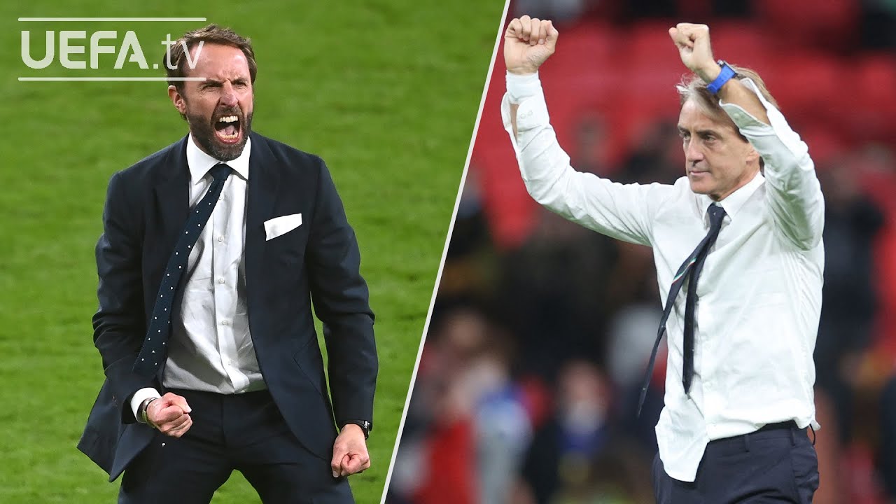SOUTHGATE, MANCINI | Bench Cam celebrations: Finalists