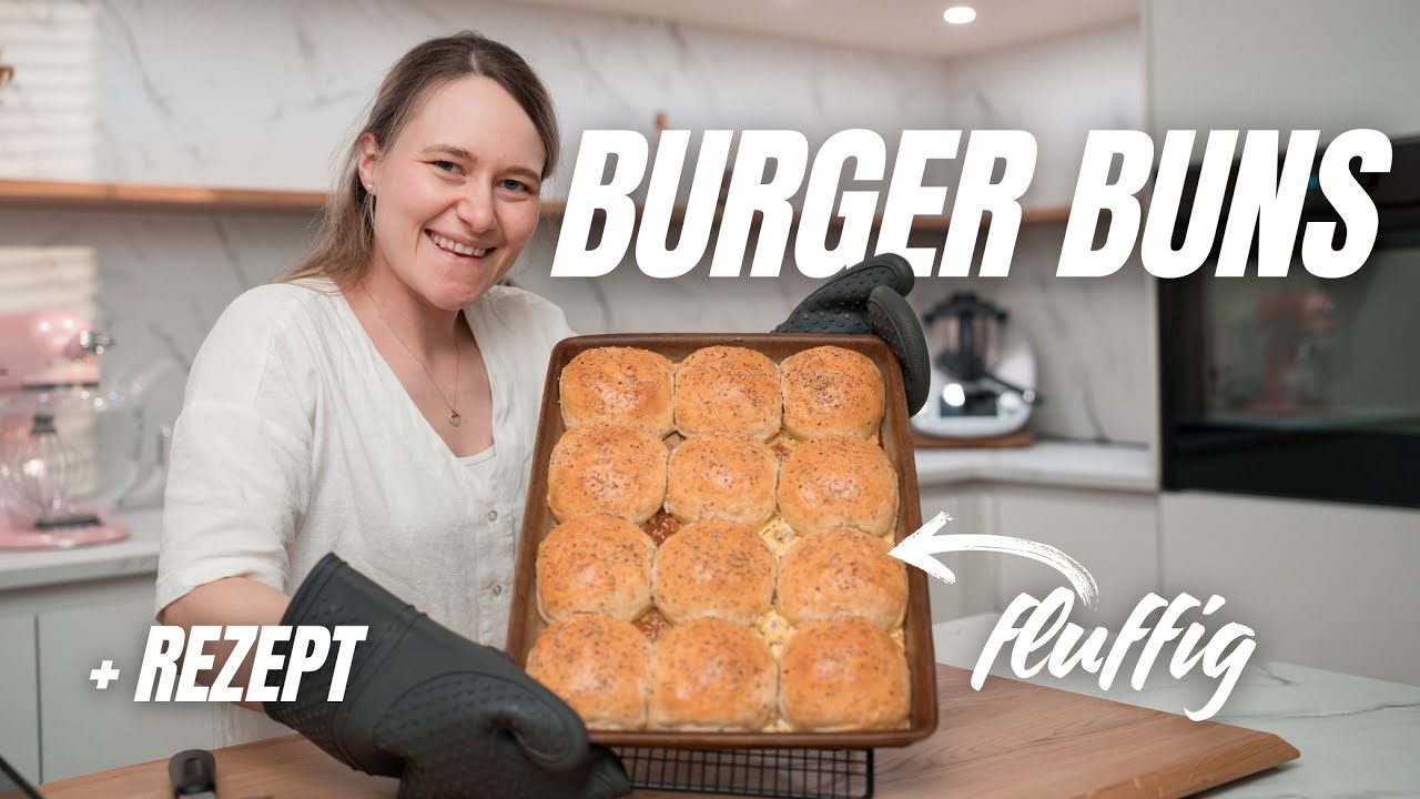 Perfekte Burger Buns selber machen 🍔🥯 – Fluffige & einfache Hamburgerbrötchen backen!