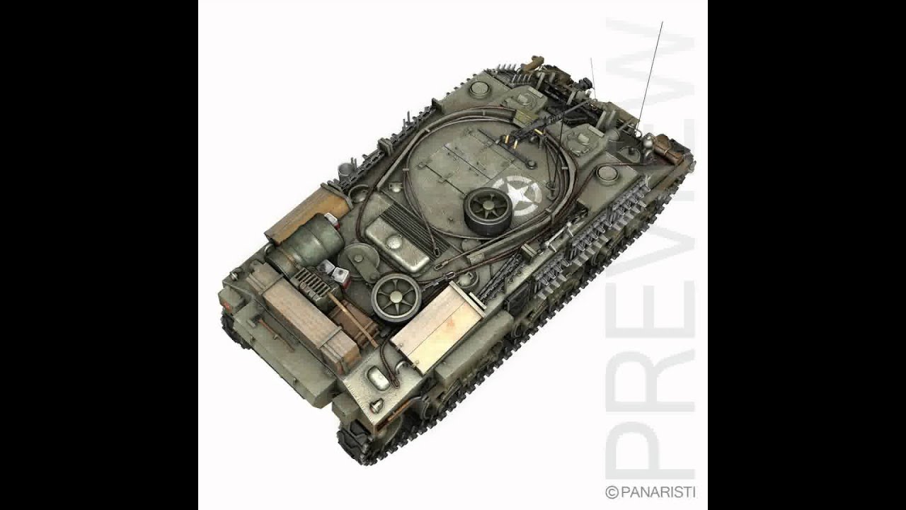 3D Model of M4 Sherman ARV MK.I Review