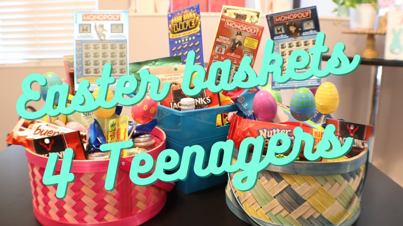 WHAT I PUT IN MY TEENAGERS OR ADULT EASTER BASKETS 2021 FROM THE DOLLAR TREE AND GROCERY STORE