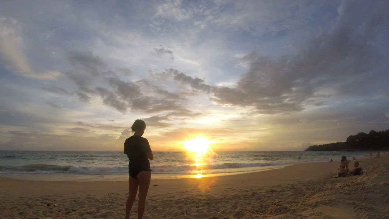 Sunset. Surin Beach. Phuket. Thailand