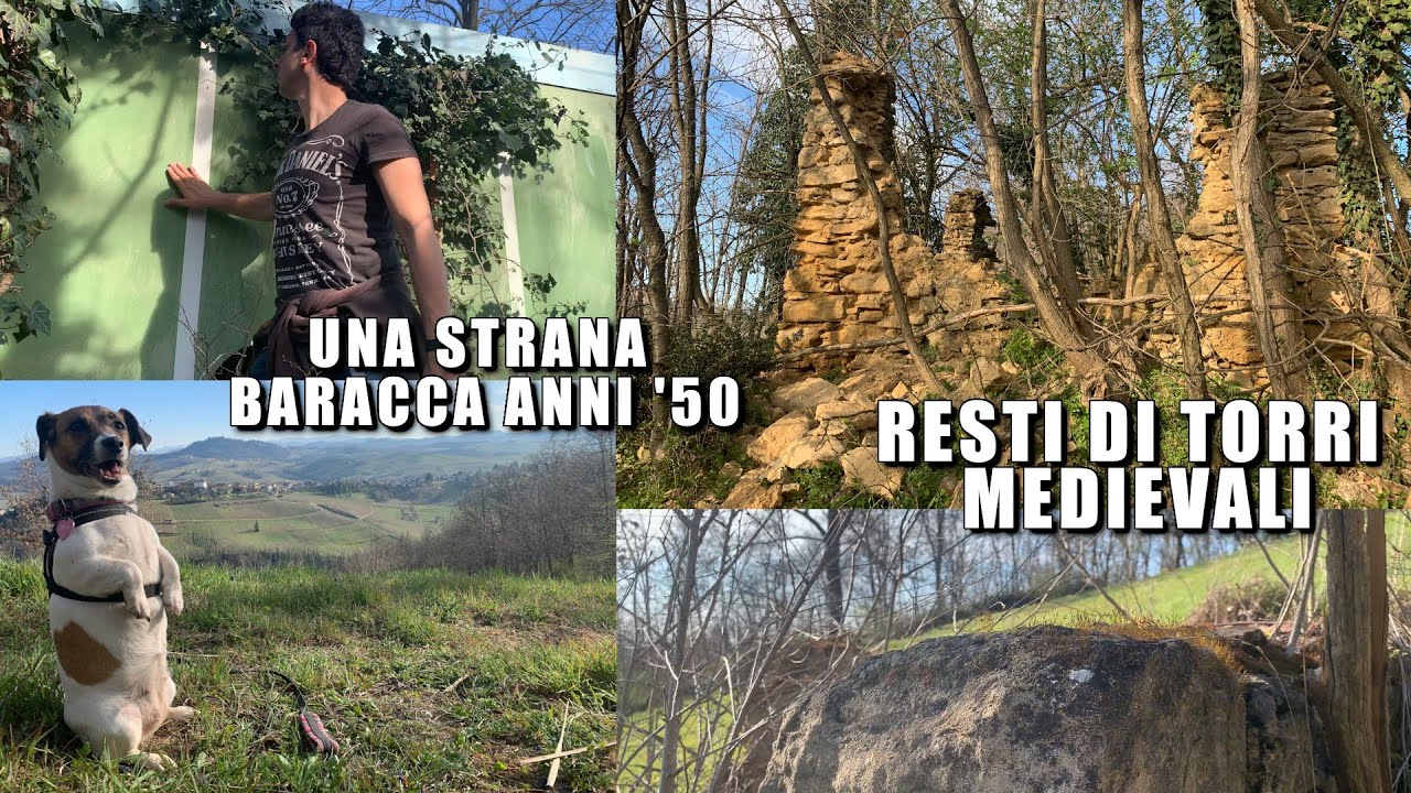 IN COLLINA TROVO: UNA MISTERIOSA BARACCA ANNI '50 E DUE RUDERI MEDIEVALI CON PANORAMA SPETTACOLARE!