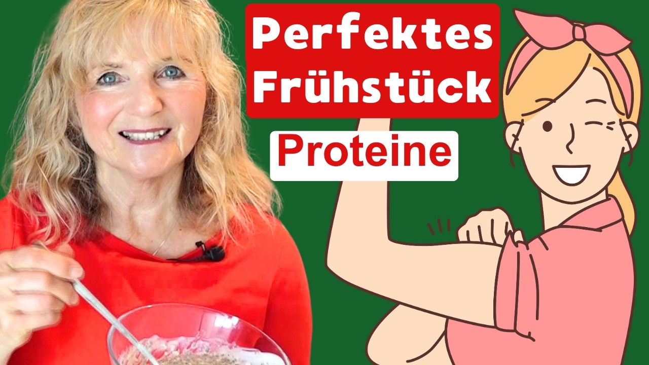 Ab 50/60 brauchen Proteine & eine gute Verdauung!! Mit diesem Frühstück klappt der Start in den Tag!