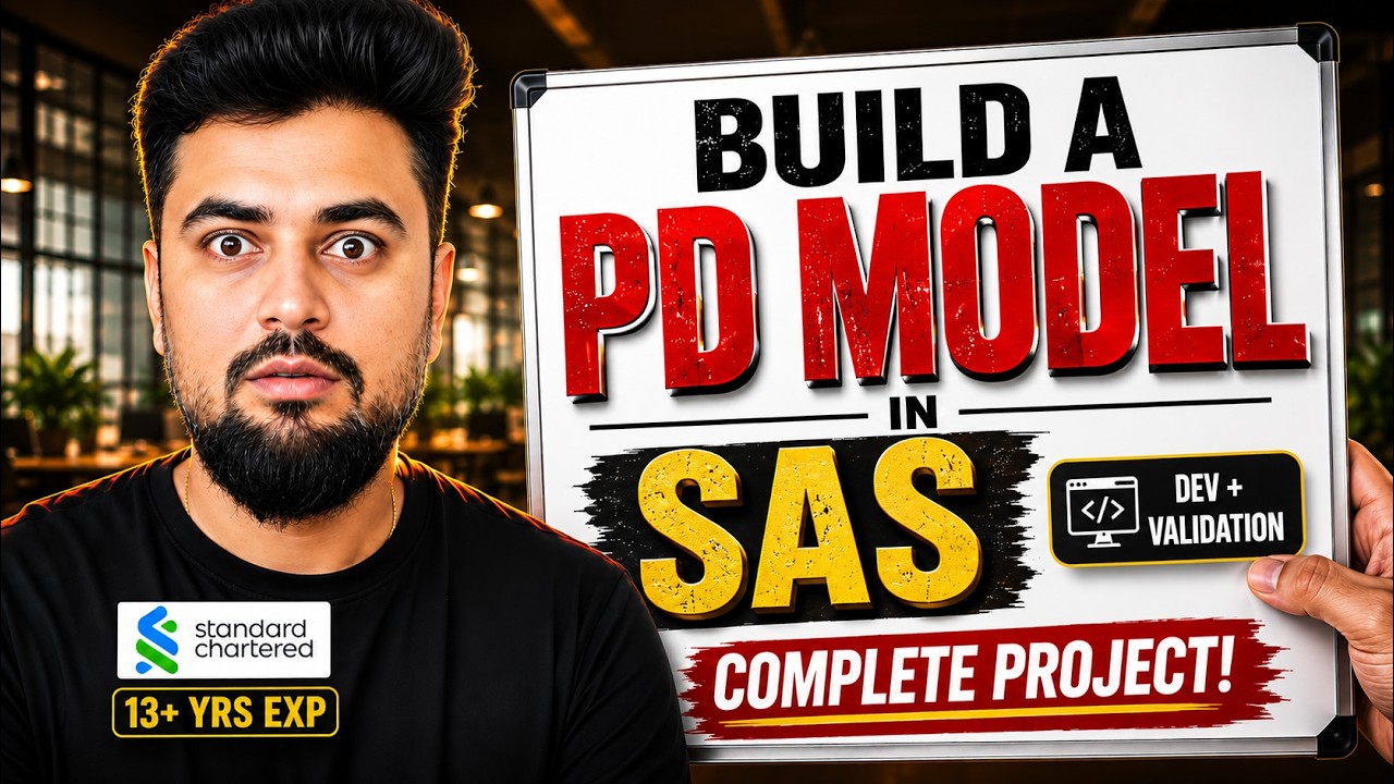 Complete Credit Risk PD Model Project In SAS | Step By Step Guide!