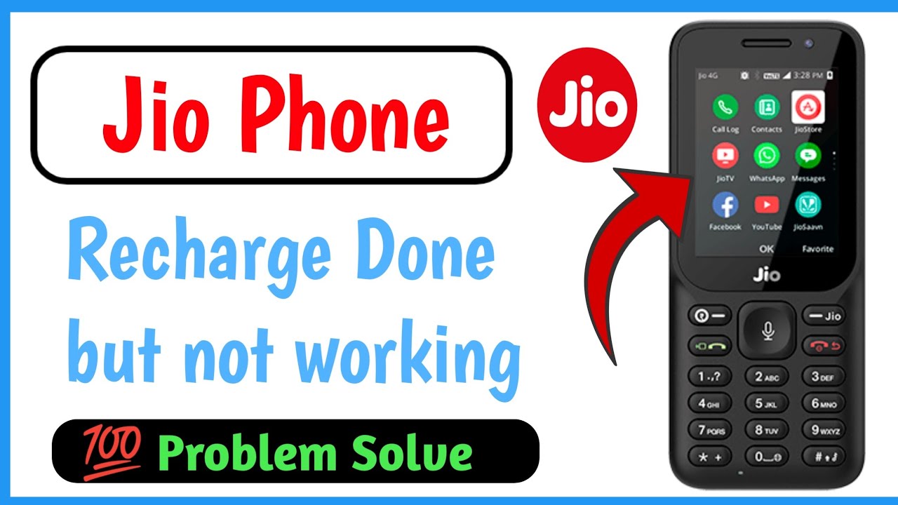 jio phone recharge done but not working