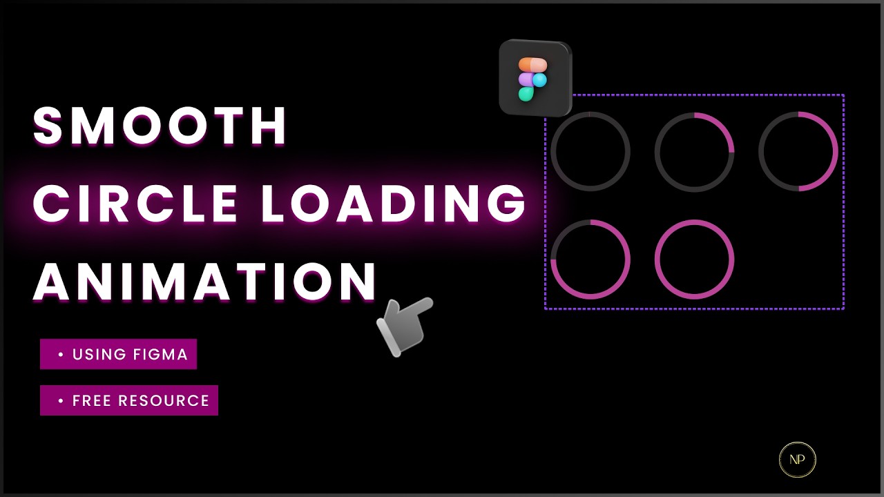 Smooth Loading Circle Animation #figma #design #animation #loading #circleanimation #tutorial