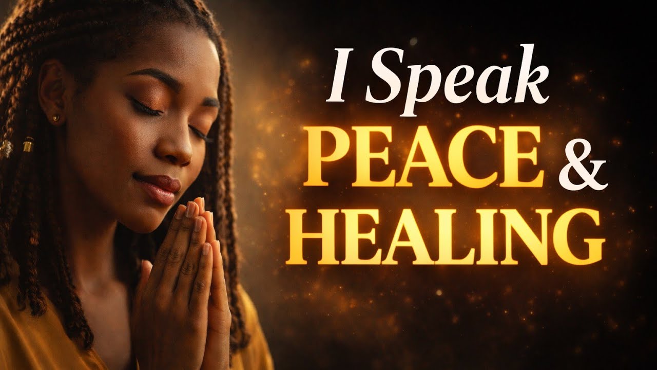 I SPEAK PEACE, I SPEAK HEALING | Powerful Worship Prayer for Healing & Breakthrough