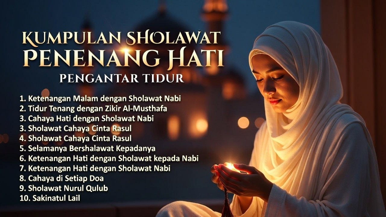 Dengar 5 Menit Langsung Tenang 🌙 Sholawat Pengantar Tidur 2026