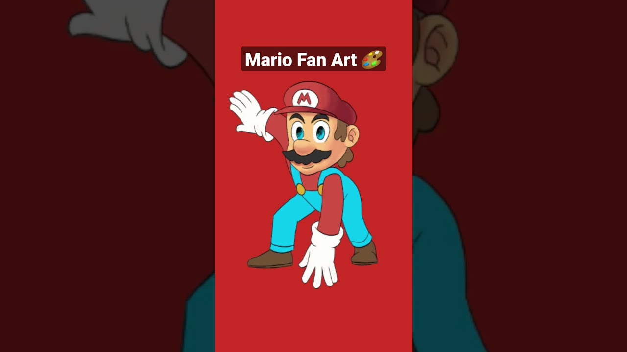 Mario Fan Art #shorts #nintendo #gaming #art
