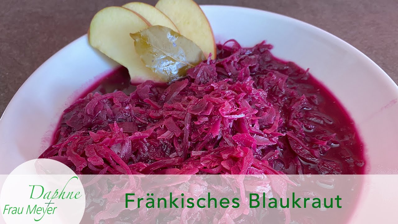 Original Fränkisches Blaukraut nach dem Geheimrezept von Moni #rotkohl #blaukraut #rotkohlrezept