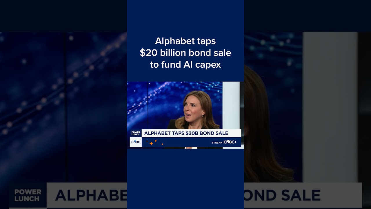 Alphabet taps $20 billion bond sale to fund AI capex