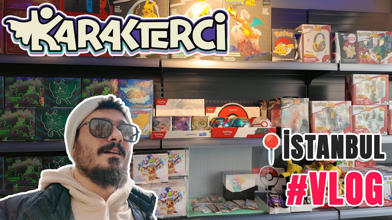 Karakterci.com - İstanbul'da Yeni Açılan TCG Mağazası Gezisi 2025 VLOG