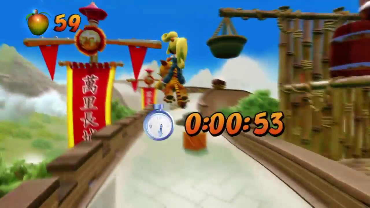 【クラッシュバンディクー３】万里の超特急タイムトライアル１２秒切り参考までに