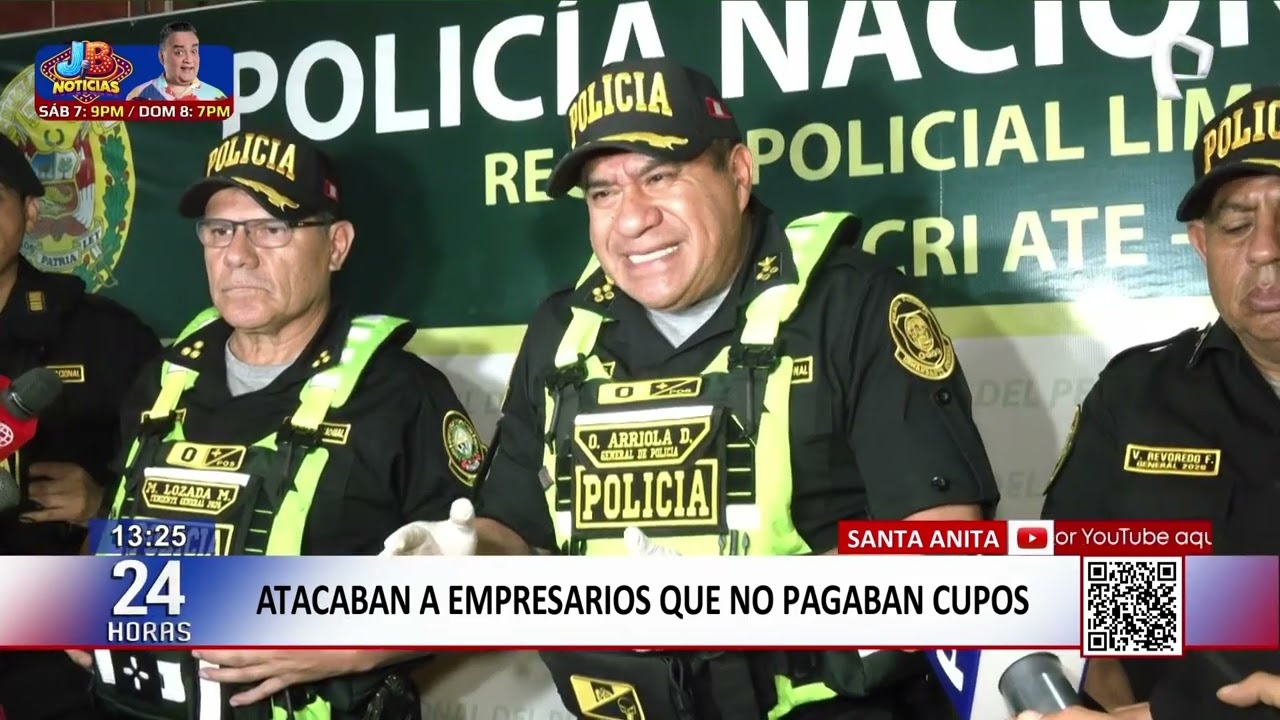 Santa Anita: Desarticulan banda de extorsionadores tras operativo policial