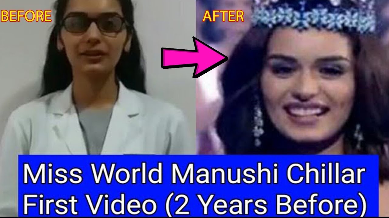 Miss World Manushi Chillar transformation 2 year old video before becoming Miss World | Must Watch