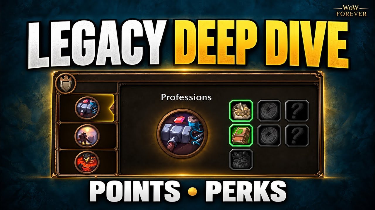Legacy Points System - Deep Dive | Wow Forever 2026