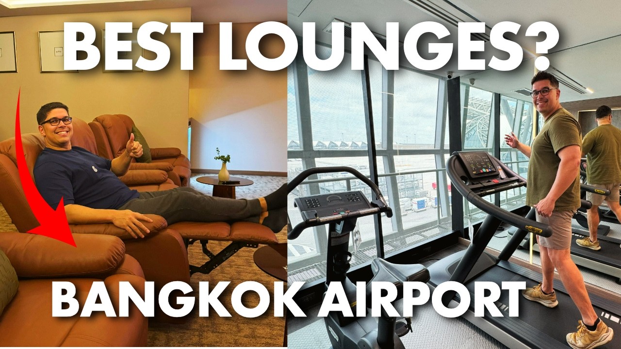 We Tried ALL Coral Lounges at Bangkok Suvarnabhumi Airport International - Full Review