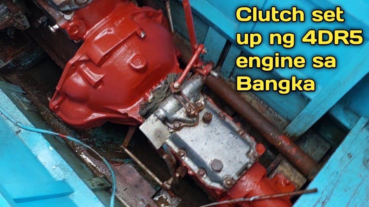 Clutch set up ng 4DR5 Engine sa bangka