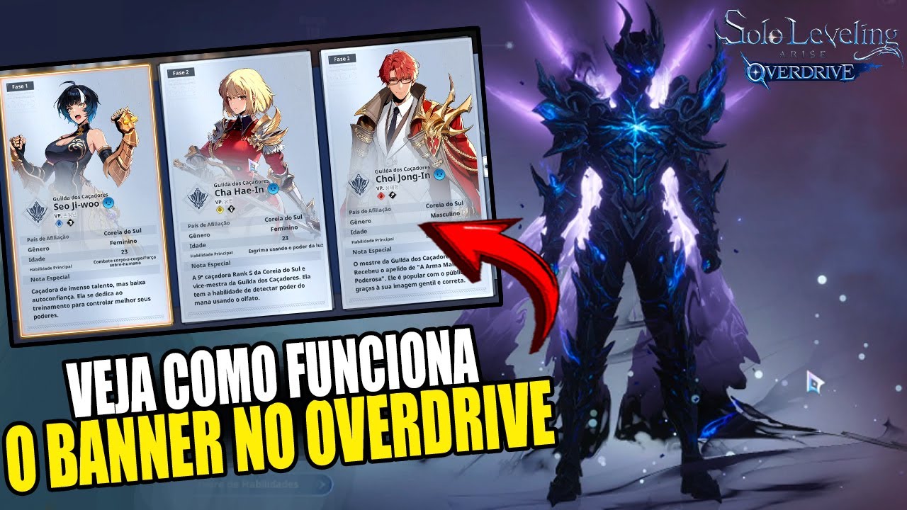 COMO RECRUTAR PERSONAGENS NO SOLO LEVELING ARISE OVERDRIVE (NÃO É GACHA)