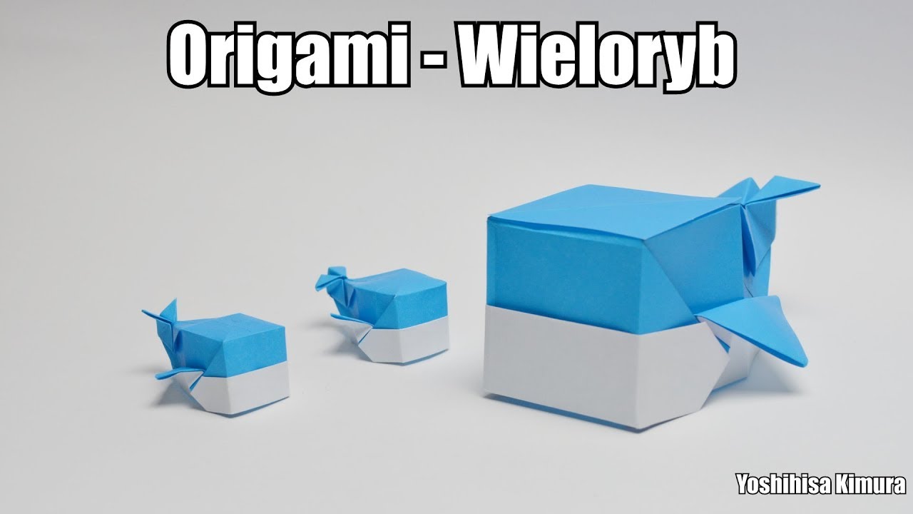 Origami - Wieloryb