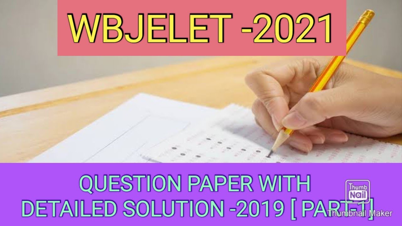 # JELET -2021 || #QUESTION PAPER WITH DETAILED SOLUTION  -2019 [ PART -1] ||