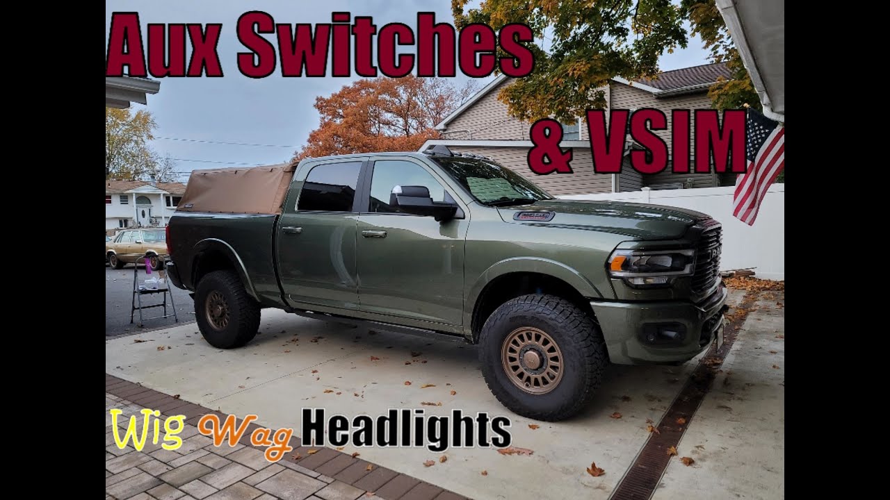 5th Gen HD Ram VSIM | Aux Switches | Wig Wag Headlights
