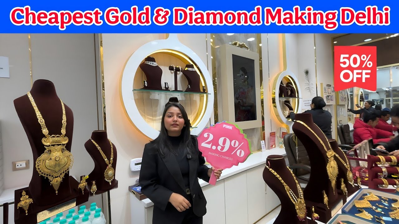 Cheapest Gold & diamond Jewellery Market in Delhi | 100% Pure Gold & Diamond | Chandini Chowk 
