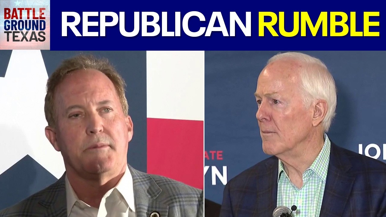 Cornyn, Paxton trade jabs as Texas Senate race heats up | Battleground Texas